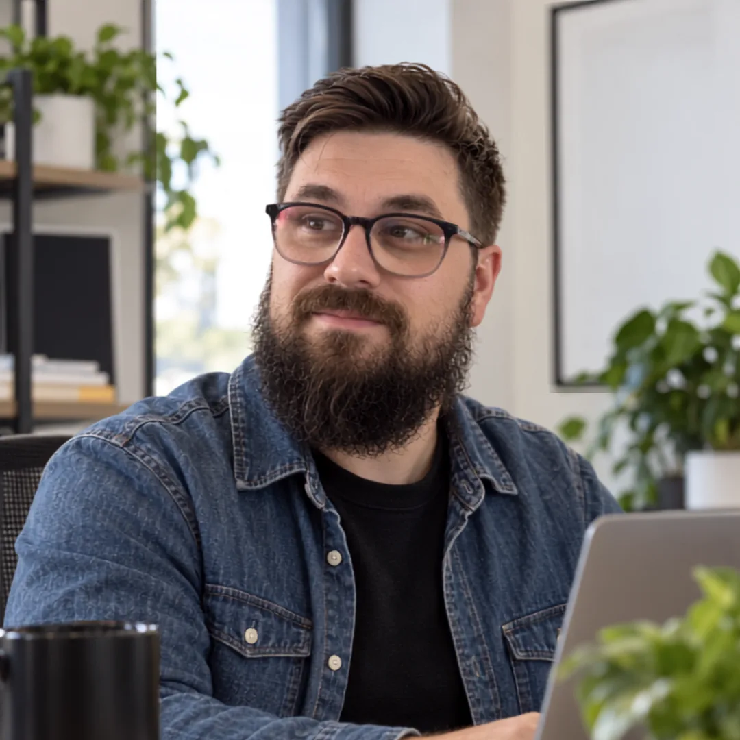 Karl G.-Picard, fondateur de Liito Media, au studio