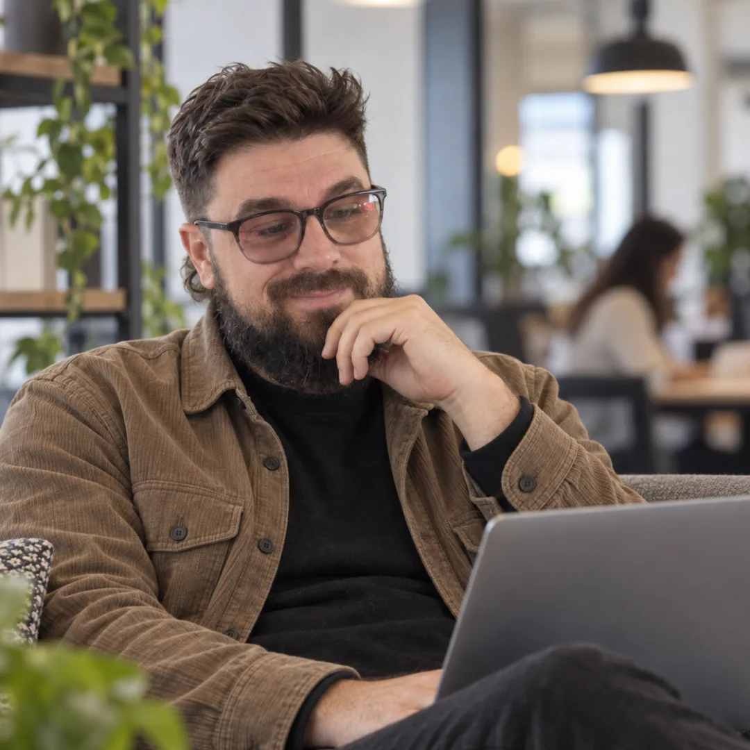 Karl au travail pour les projets Liito Media