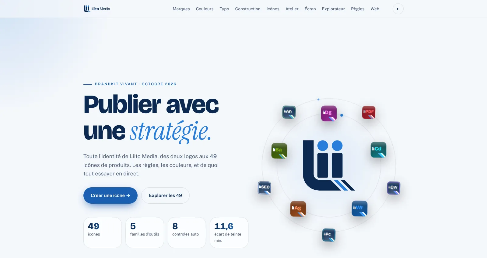 Aperçu du site liitoBranding