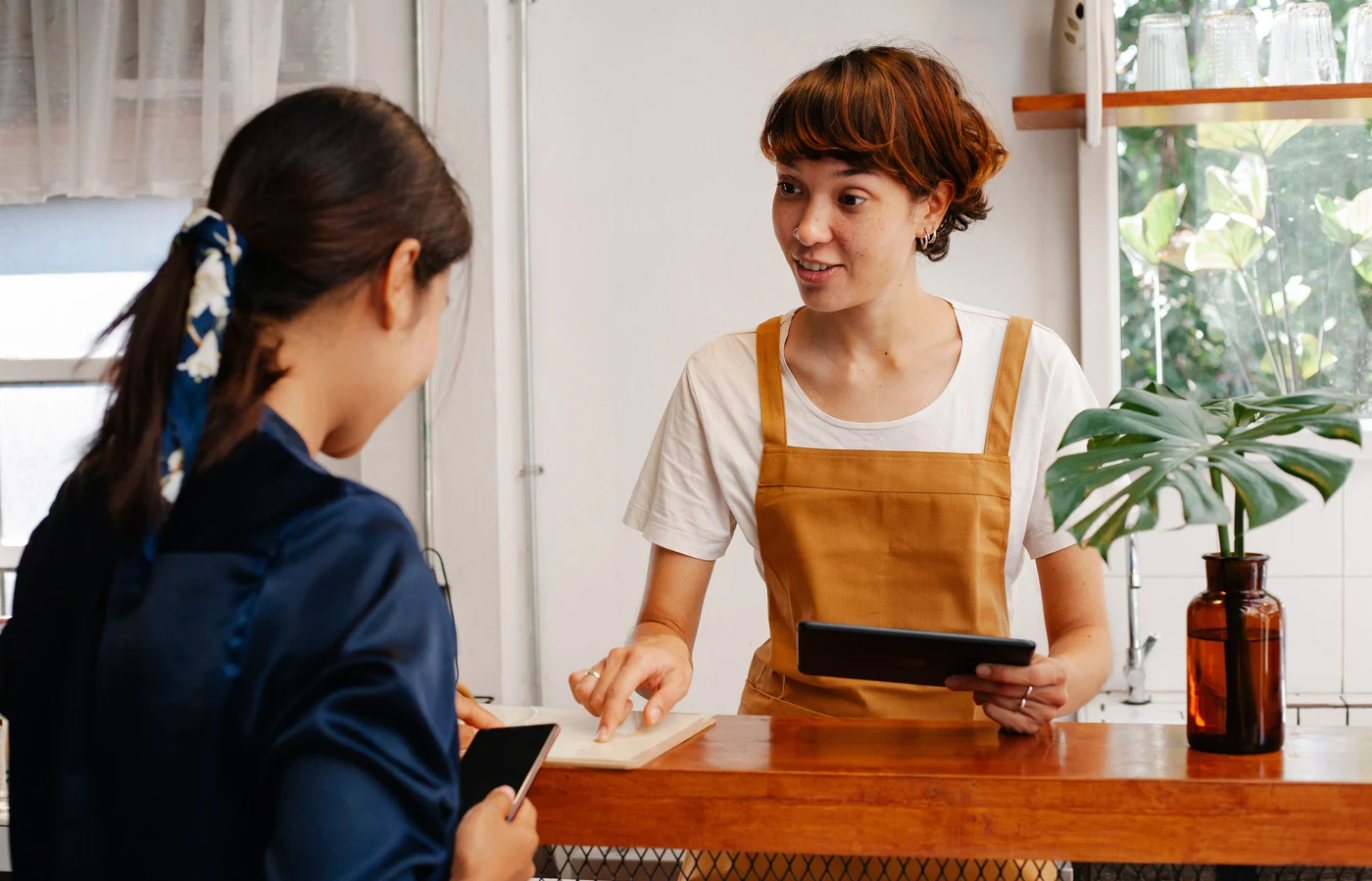 Petite entreprise dans un environnement de travail réel et accessible