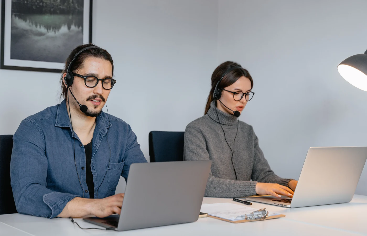 Petite entreprise dans un environnement de travail réel et accessible