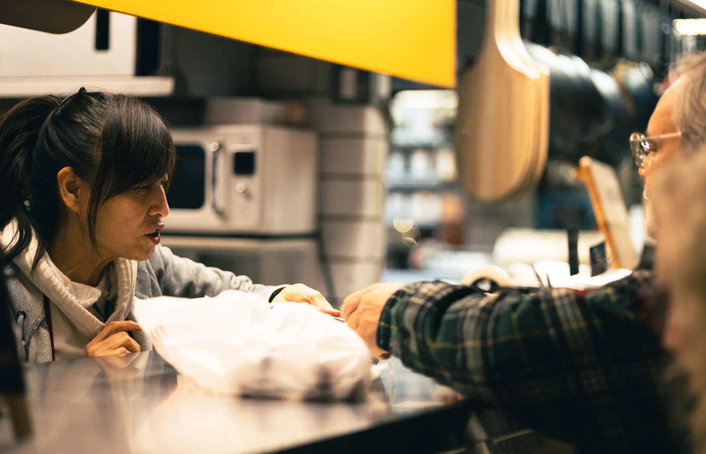 Petite entreprise dans un environnement de travail réel et accessible