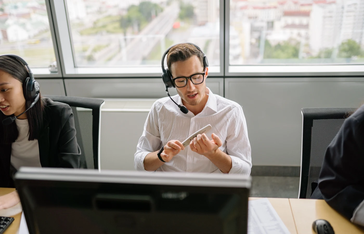 Petite entreprise dans un environnement de travail réel et accessible