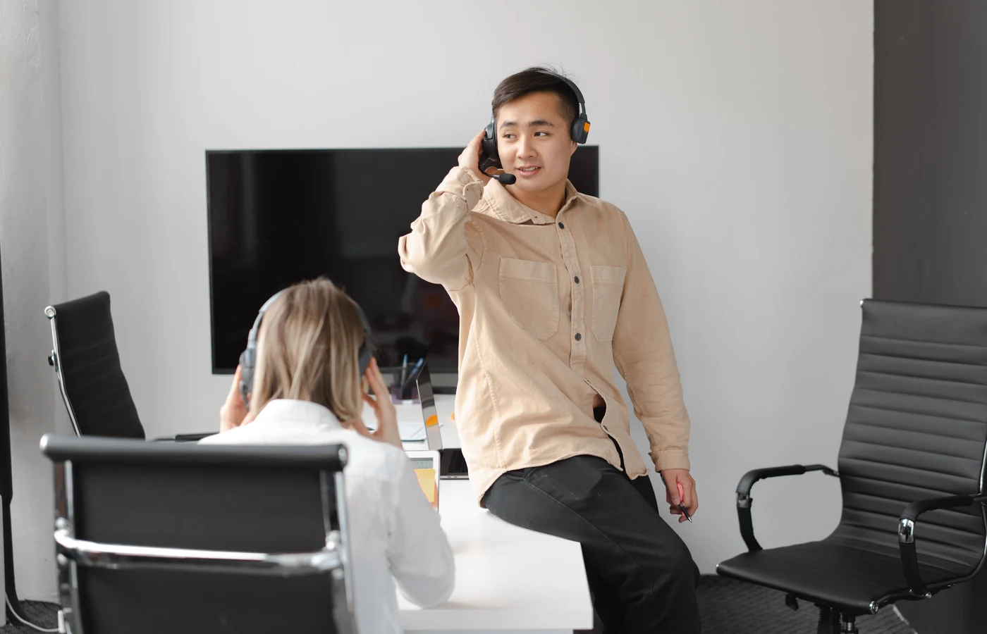 Petite entreprise dans un environnement de travail réel et accessible