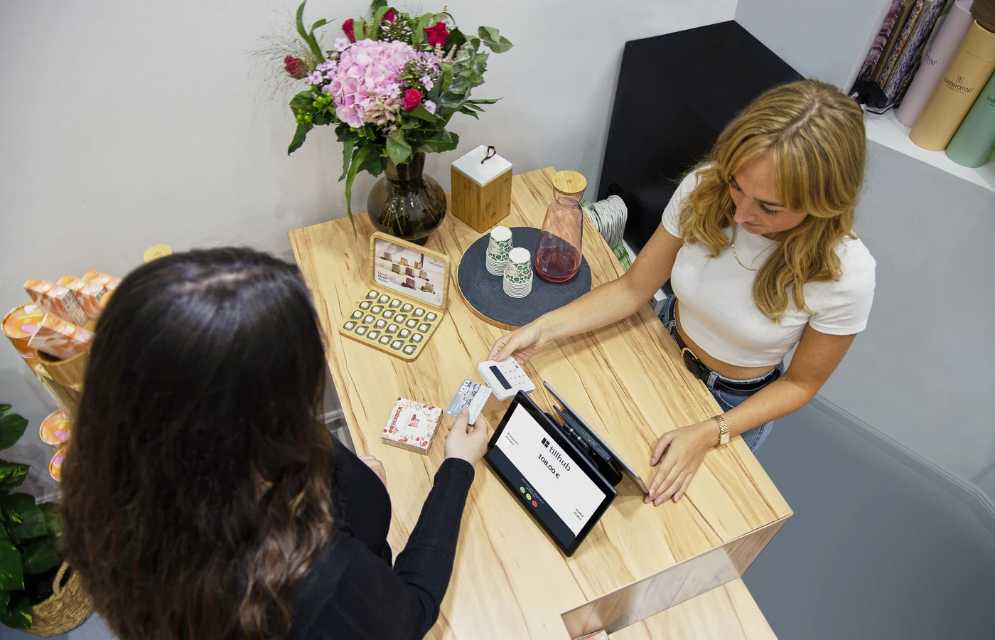 Petite entreprise dans un environnement de travail réel et accessible