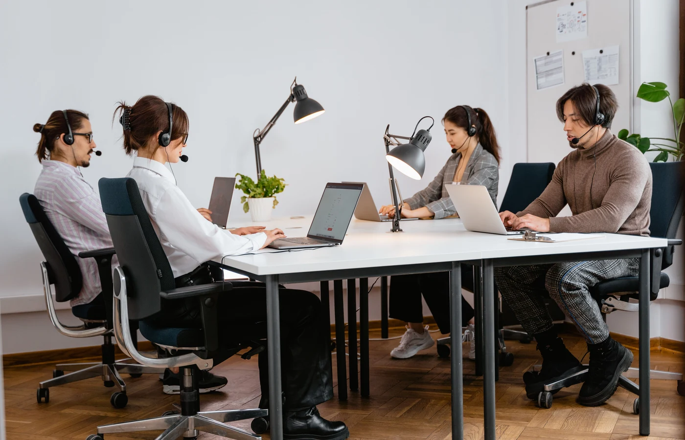 Petite entreprise dans un environnement de travail réel et accessible