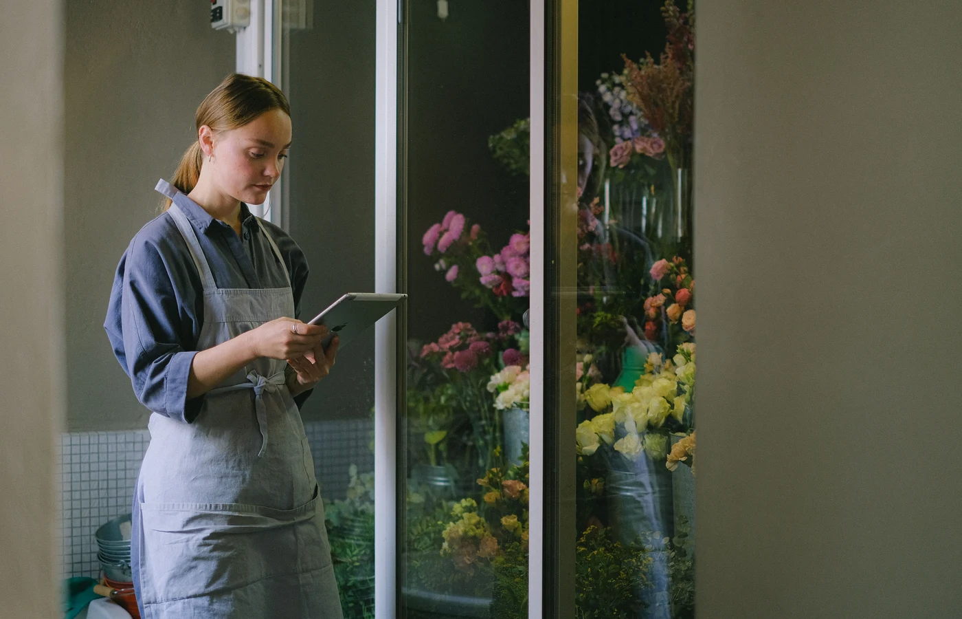 Petite entreprise dans un environnement de travail réel et accessible