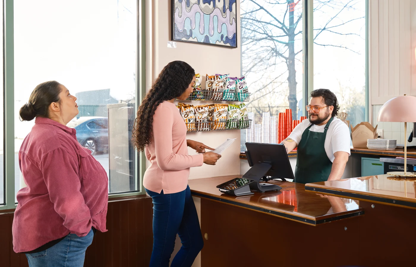 Petite entreprise dans un environnement de travail réel et accessible