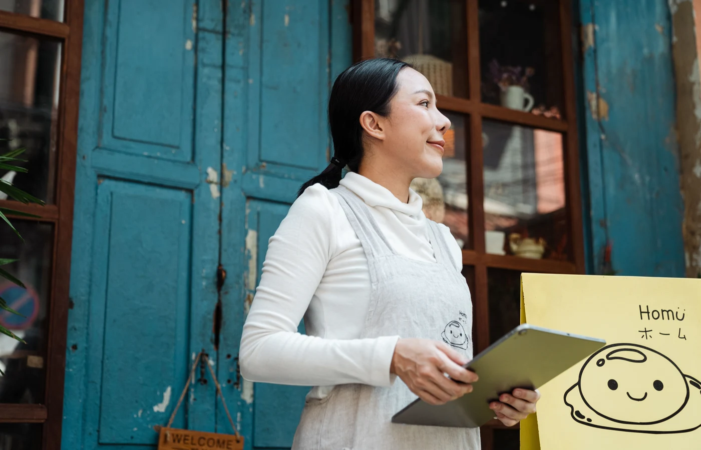 Petite entreprise dans un environnement de travail réel et accessible